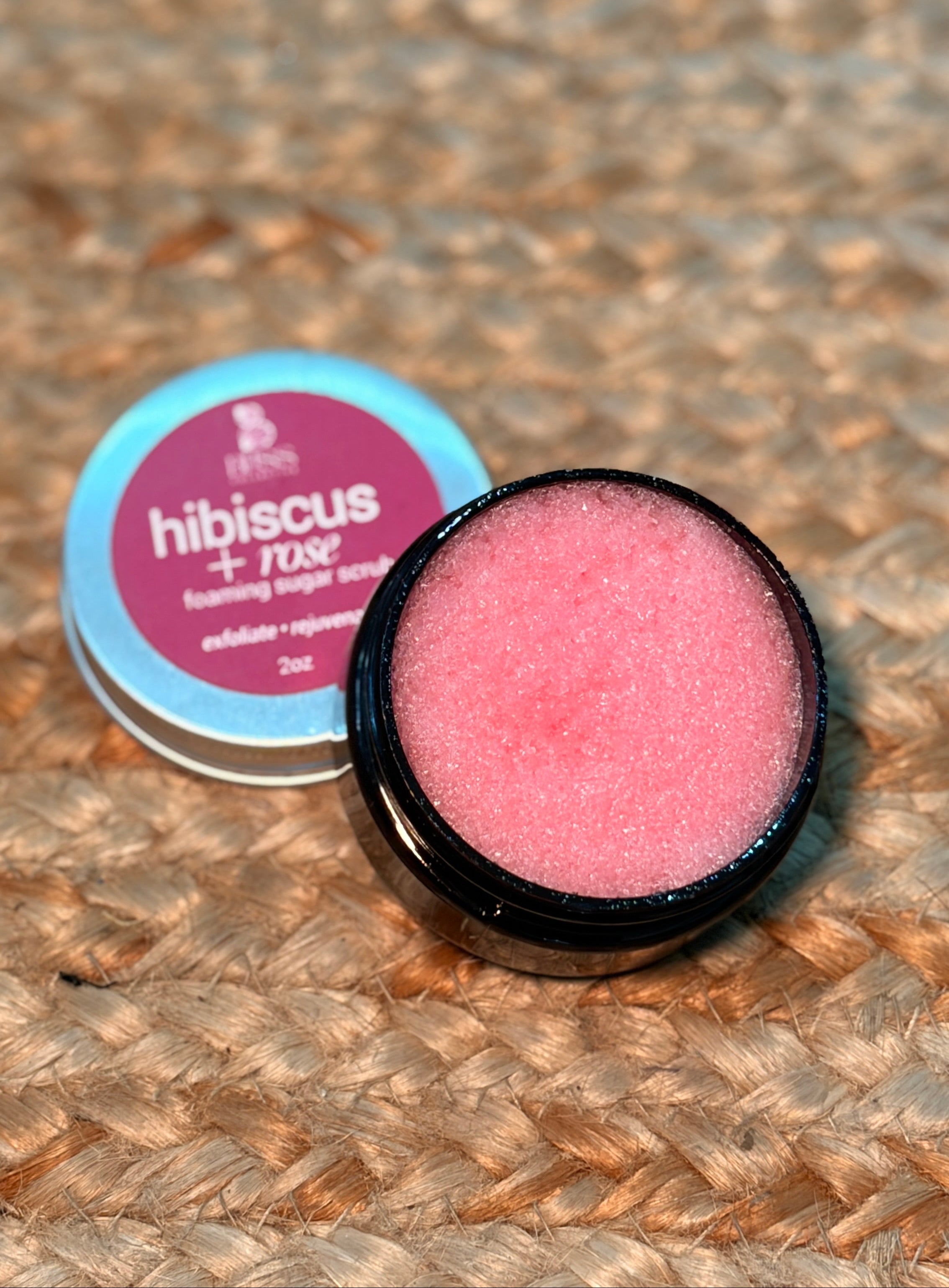 Hibiscus + Rose Sugar Scrub