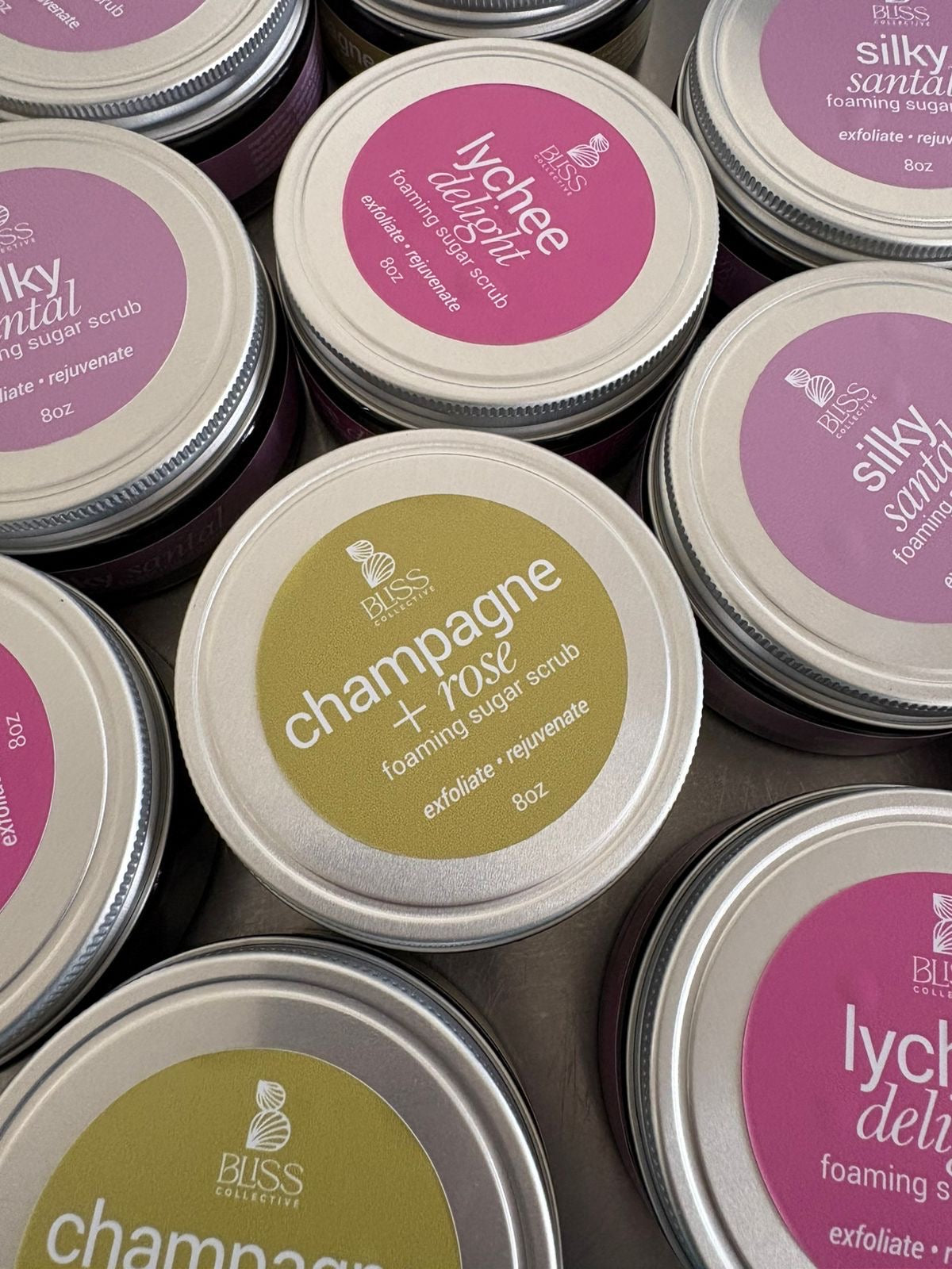 Champagne + Rose Sugar Scrub